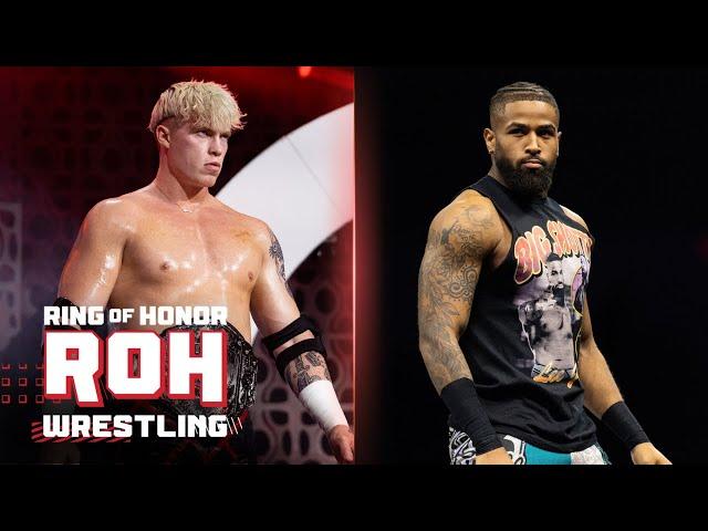 Johnson faces Fletcher for the ROH World TV Title in a 2-out-of-3 falls match ROH TV 6/29/24
