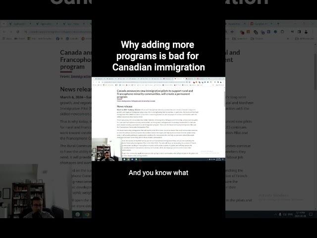 Why adding more programs is bad for Canadian immigration #ircc  #irccupdate  #canadaimmigration