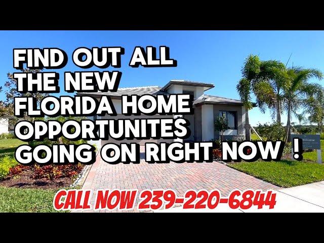  Florida Dream Homes FOR SALE!  New Construction in Florida  CALL NOW – LIMITED AVAILABILITY! 