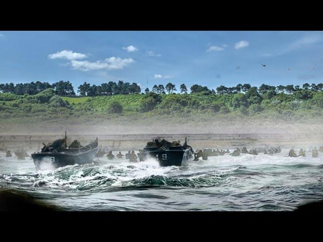 D-DAY NORMANDY WW2 - Then and now