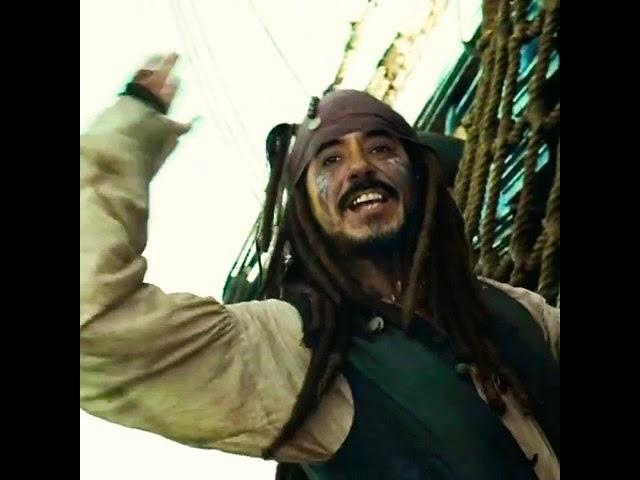 If Captain Jack Sparrow played by Robert Downey Jr | #Shorts