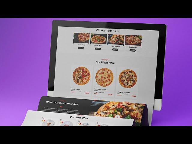 How to Create an Online Pizza Ordering System Website Using Php Laravel MySql Database