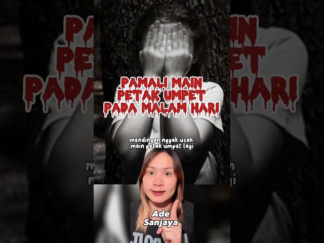 Jangan main petak umpet pada malam hari , PAMALI #shortvideo #horrorstories #shorts