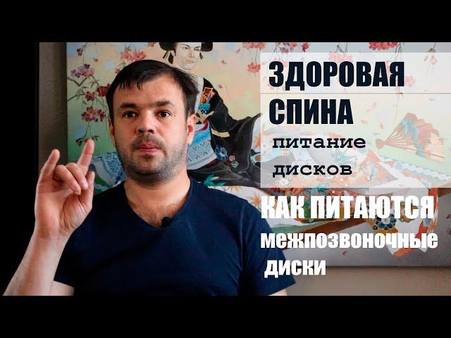 Здоровая спина! Как обеспечить питание межпозвоночных дисков