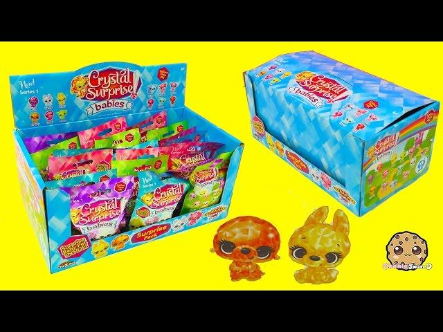 Crystal Babies Surprise Baby Pets Blind Bags Box Unboxing - Cookieswirlc Videos