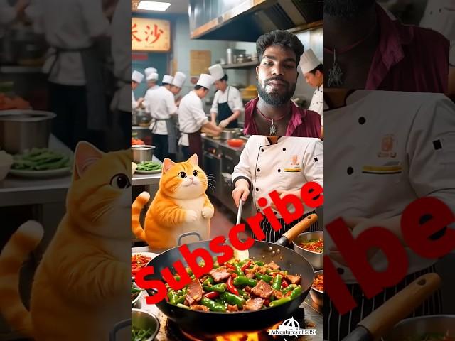 Ai animation cat video #petlover #chicken #hen #birds #3danimation
