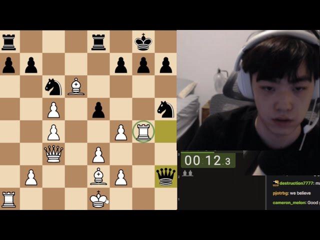 Fastest chess player tilts Daniel Naroditsky