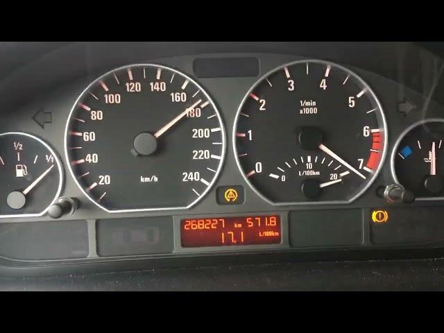 Bmw 330i E46 0-210 km/h - 7500rpm - M54B30