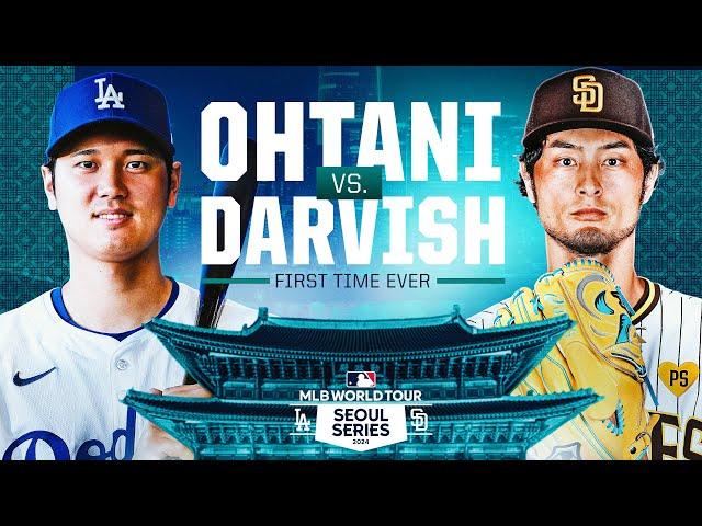 Shohei Ohtani vs. Yu Darvish: the ENTIRE first at-bat!