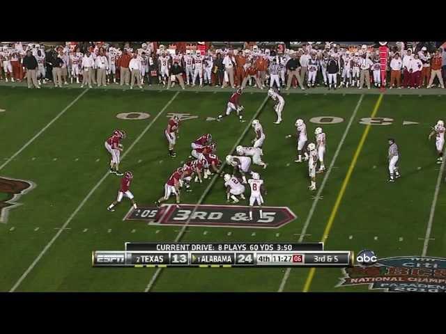 2010 BCS National Championship - Alabama Crimson Tide (1#) vs Texas Longhorns (2#)