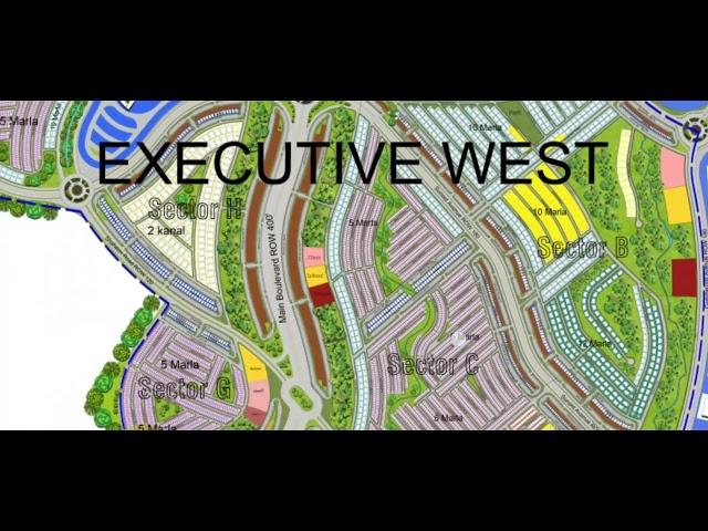 Executive west Map explained | Capital smart city Islamabad | Malik Junaid Gains Real Estate