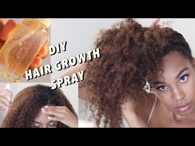 EASY Fast Hair Growth Spray for Healthy Natural Hair (Highly requested)