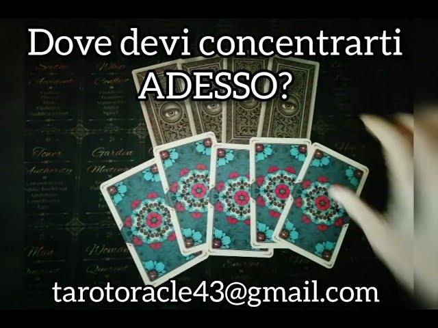 ⁉️ dove devi concentrarti adesso? #tarotoracle #tarocchi