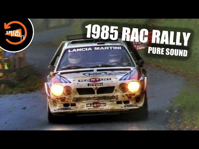 Group B Rally Pure Sound! 1985 RAC Rally Incl. Unseen Footage!