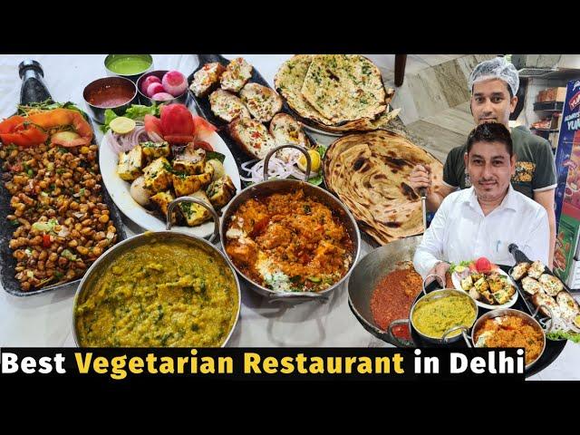 Best Vegetarian Restaurant of Delhi | Dal E Palak | Paneer Tikka Shash | Dahi Ke Sholay, Crispy Corn