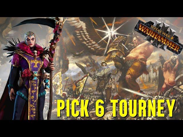 Sunday Madness! Pick 6 Tournament - Total War Warhammer 3 Competitive