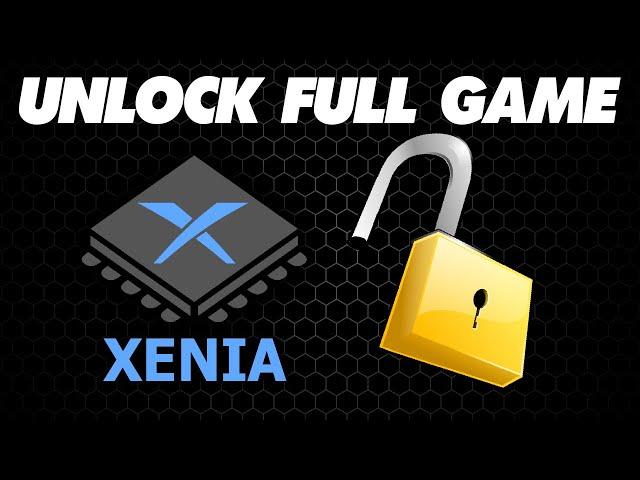 How to Unlock a Full XBLA Game in Xenia Master & Canary