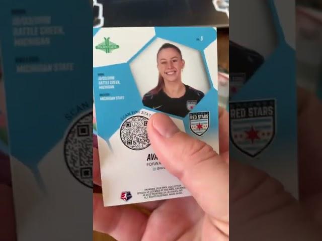 An Ava Cook Chicago Red Stars Rookie Trading Card by Parkside.