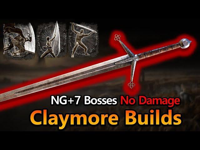 Elden Ring - The Best Claymore Builds vs NG+7 Bosses (No Damage) [1.16 ver]