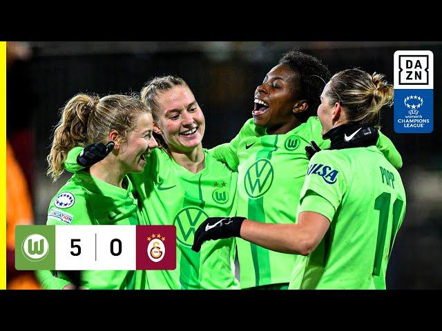 HIGHLIGHTS | VfL Wolfsburg  vs. Galatasaray A.Ş  - UEFA Women's Champions League 24-25 (Deutsch)