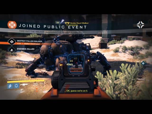 This guy killed a spider tank with a Blade of Crota