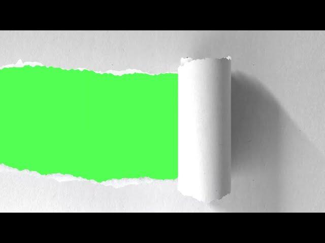 Paper Torn Green Screen Animation || Download Link ⏬