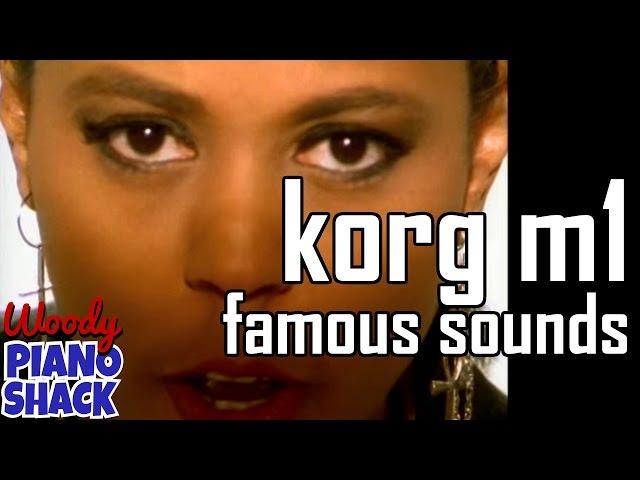 Korg M1 piano and organ | Famous sounds and songs