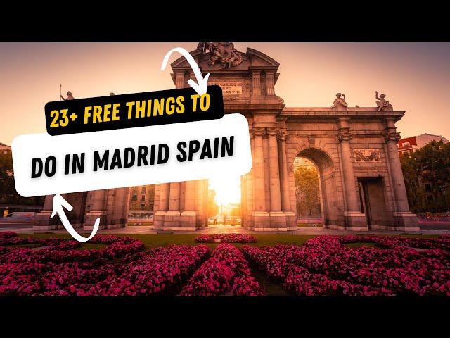 23+ FREE things to DO In Madrid SPAIN | Madrid hidden gems | Madrid on a Budget