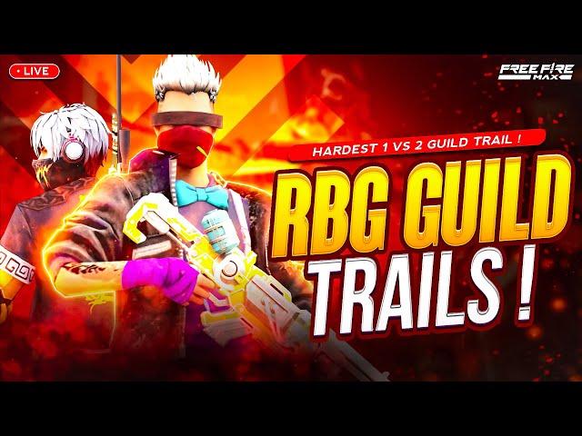 FREE FIRE LIVE TELUGU - TEAM RBG GUILD TRAILS LIVE - RAJUBHAI GAMING LIVE