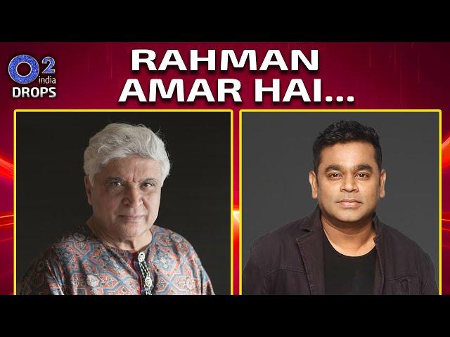 Javed Akhtar  "Life Is A Conveyor Belt..."  | Why AR Rahman Immortal? | Drops – Rahman Music Sheets