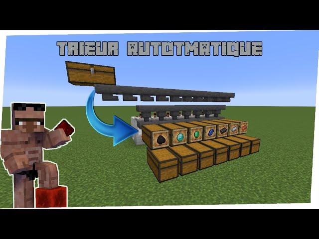 AUTOMATIC ITEMS SORTER [1.16-1.17] | Minecraft Bedrock & Java edition