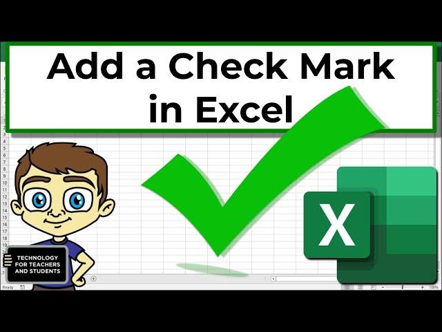 How to Add a Check Mark or Tick Mark Symbol in Excel