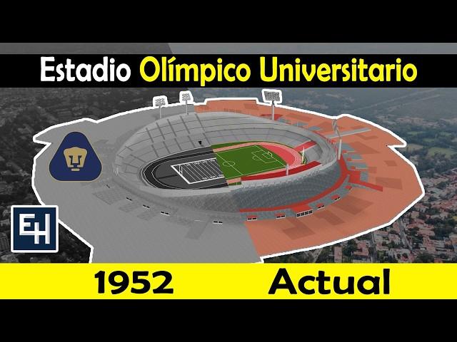 ¿Realmente ha cambiado el Estadio Olímpico Universitario? | conoce su historia con Modelos 3D