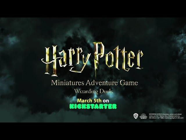 Harry Potter Miniatures Adventure Game Wizarding Duels, The magic begins on Kickstarter.