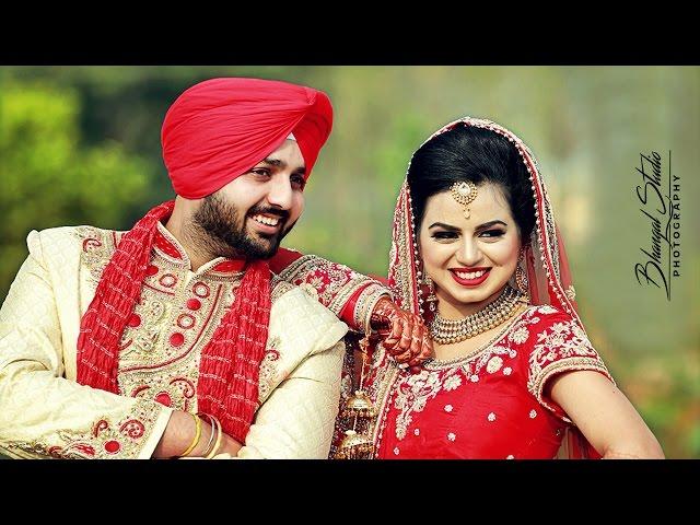 Sikh Wedding Highlights  -Jasleen weds Gurwinder -Bhangal Studio Nawanshahar