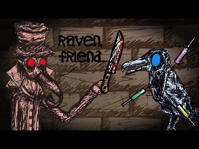 My Friend is a Raven | gorgeous hand-drawn creepy game with beautiful audio ALL ENDINGS AND SECRETS