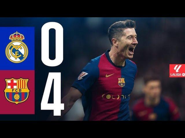  EL CLASICO  Real Madrid vs  Barcelona   LALIGA Highlights