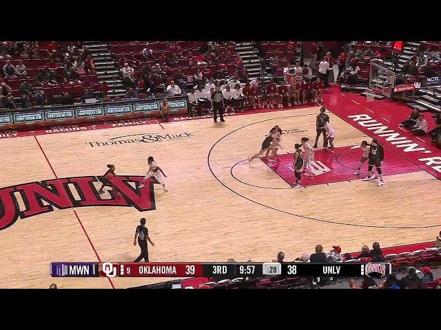 #9 Oklahoma Sooners vs UNLV Lady Rebels (4th Quarter) | SEC Women's College Basketball | 11-22-24