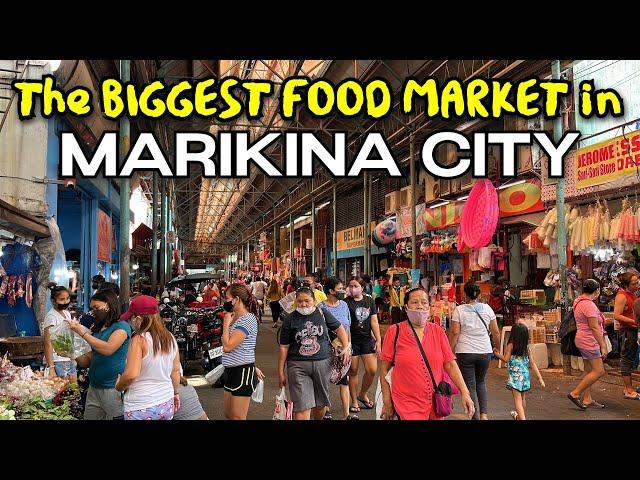 UNBELIEVABLY HUGE MARKET in MARIKINA, METRO MANILA! Palengke Tour Inside the Marikina Public Market