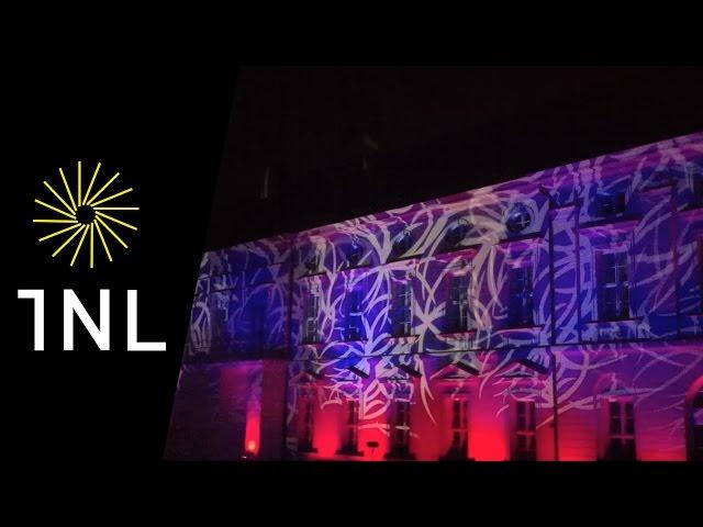 TNL // Fassadenprojektion // Lichtkunst Schloss Bellevue // 2011