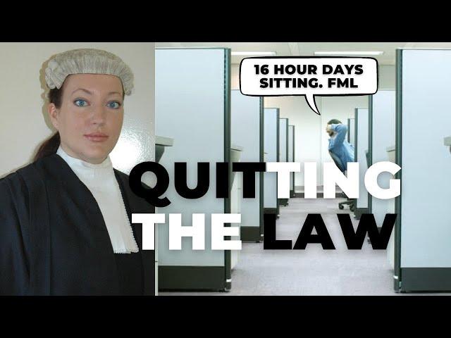 Why I Quit Being A Lawyer | 6 figure income is not a success after learning these things