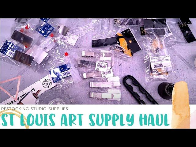 Restocking Much Used Art Supplies- St Louis Art Supply Haul