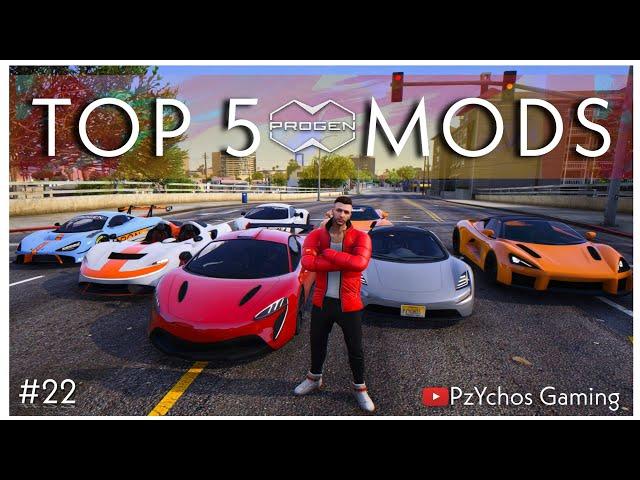 TOP 5 Progen Brand Cars You Won't Find In GTA 5 | [PC Mods]