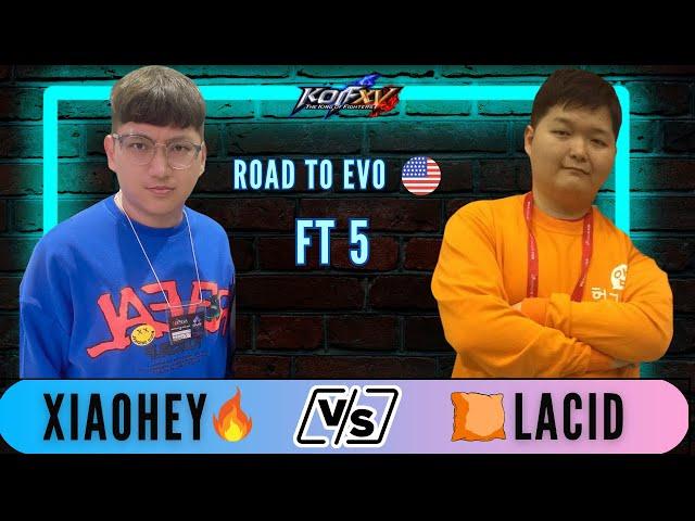 #kofxv XiaoHey ( Kyo, Beni, Iori) Vs LACID (Meitenkun, Shermie, Ash) - Road to EVO USA