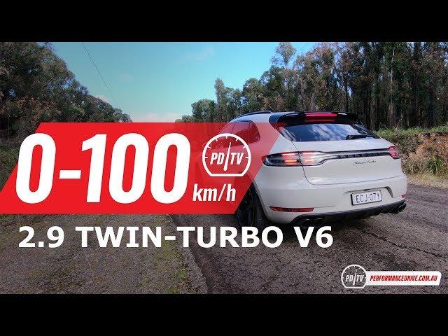 2020 Porsche Macan Turbo 0-100km/h & engine sound