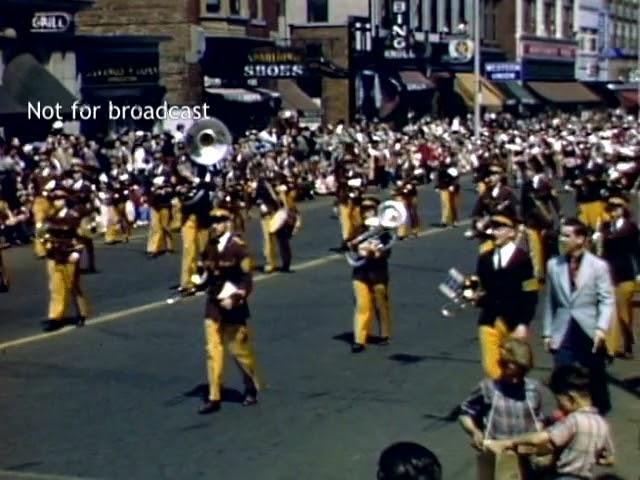 Holland, Michigan Tulip Festival Parade - late 1940's