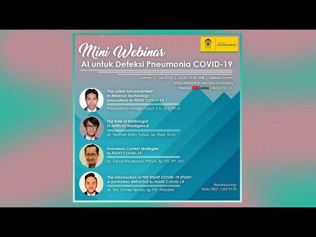 Mini Webinar "AI untuk Deteksi Pneumonia COVID-19"