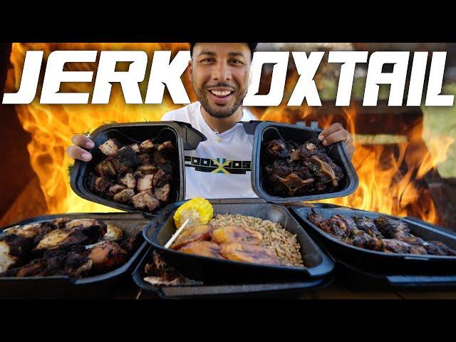 JERK OXTAIL!!! AUTHENTIC JAMAICAN STREET FOOD IN MIAMI!!! CARIBBEAN FOODS!!!