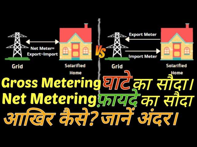 Gross Metering Vs Net Metering Solar Panel For Home