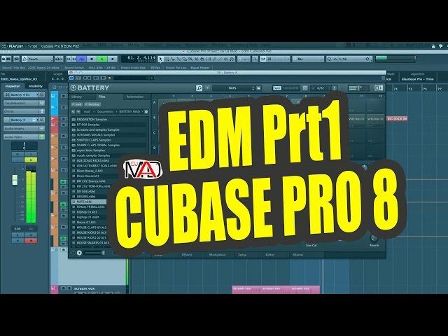 Cubase Pro 8 EDM Prt1